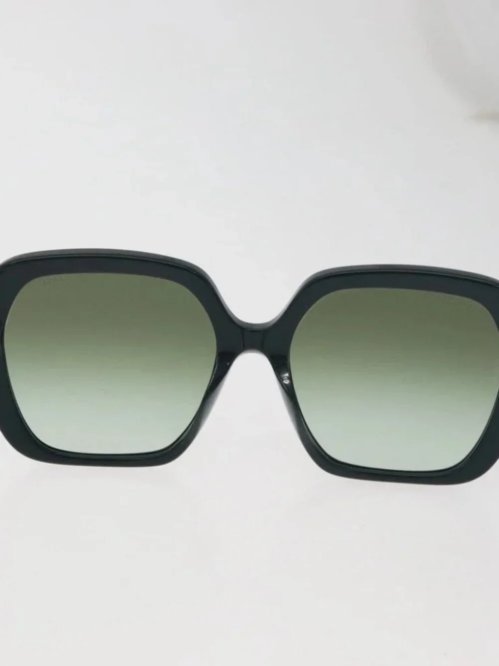 CHANEL Sunglasses plastic Green CC Auth BA12623M